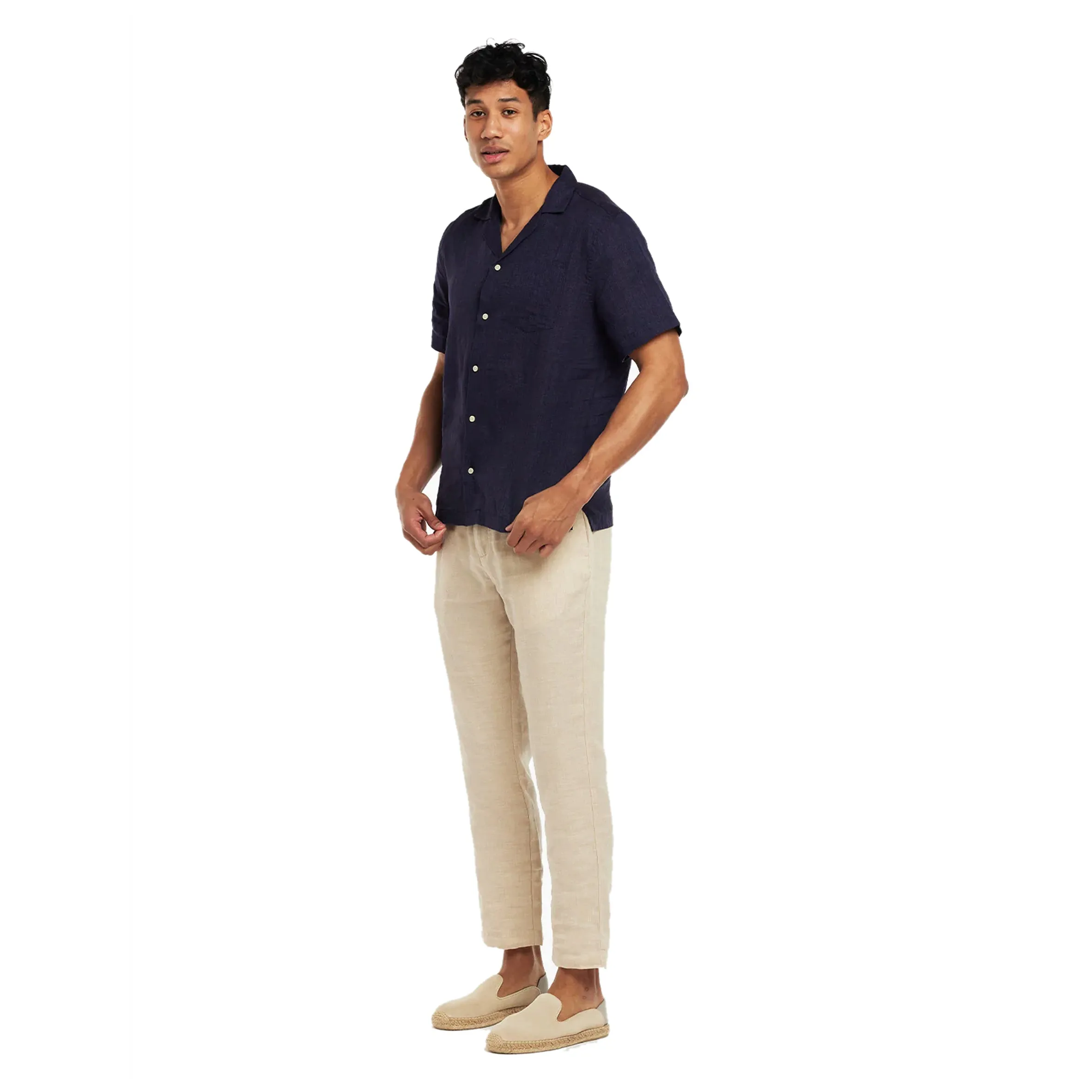 Mens Short Sleeve Casual Shirt in Dark Blue sold by Sand Dollar product image thumbnail 3