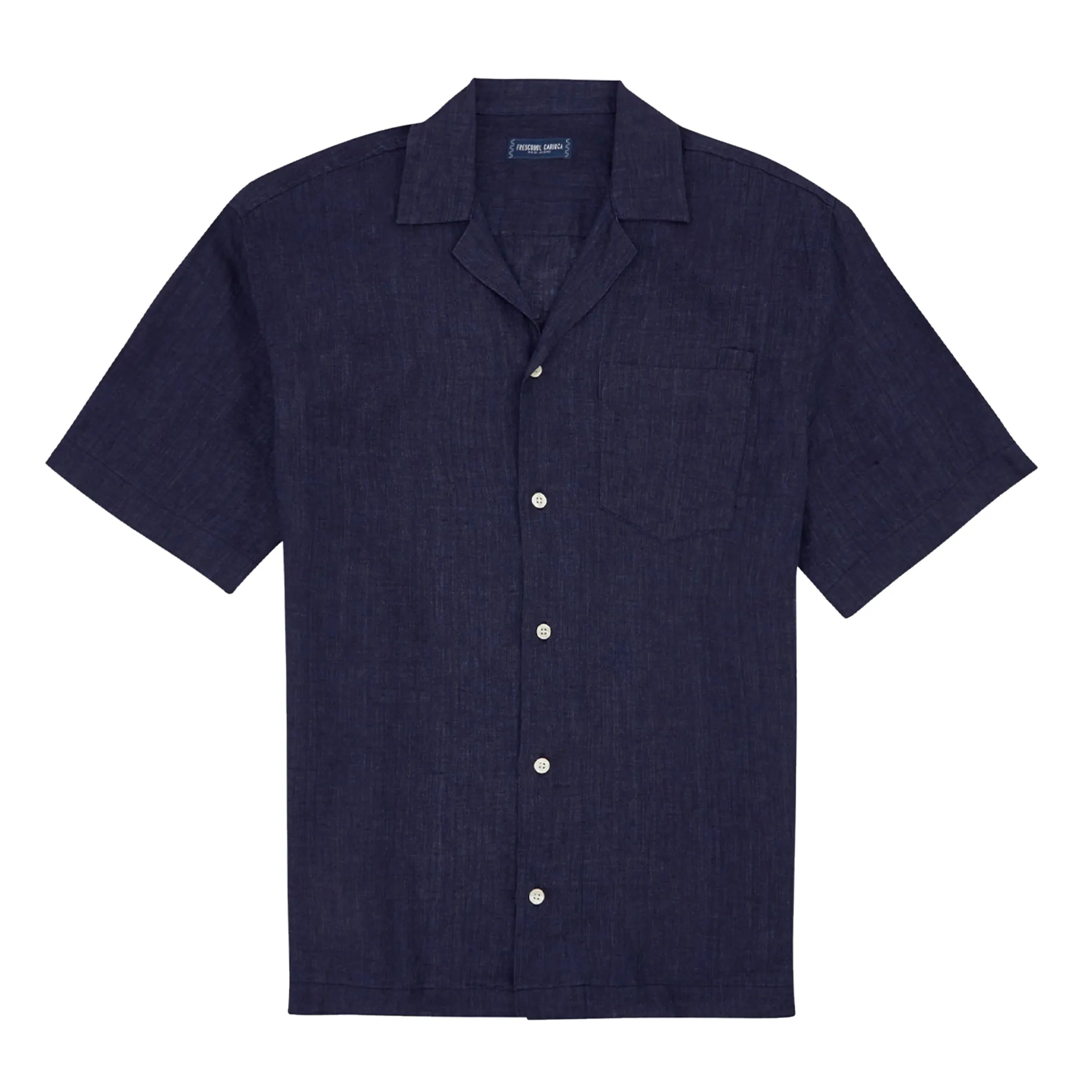 Mens Short Sleeve Casual Shirt in Dark Blue sold by Sand Dollar