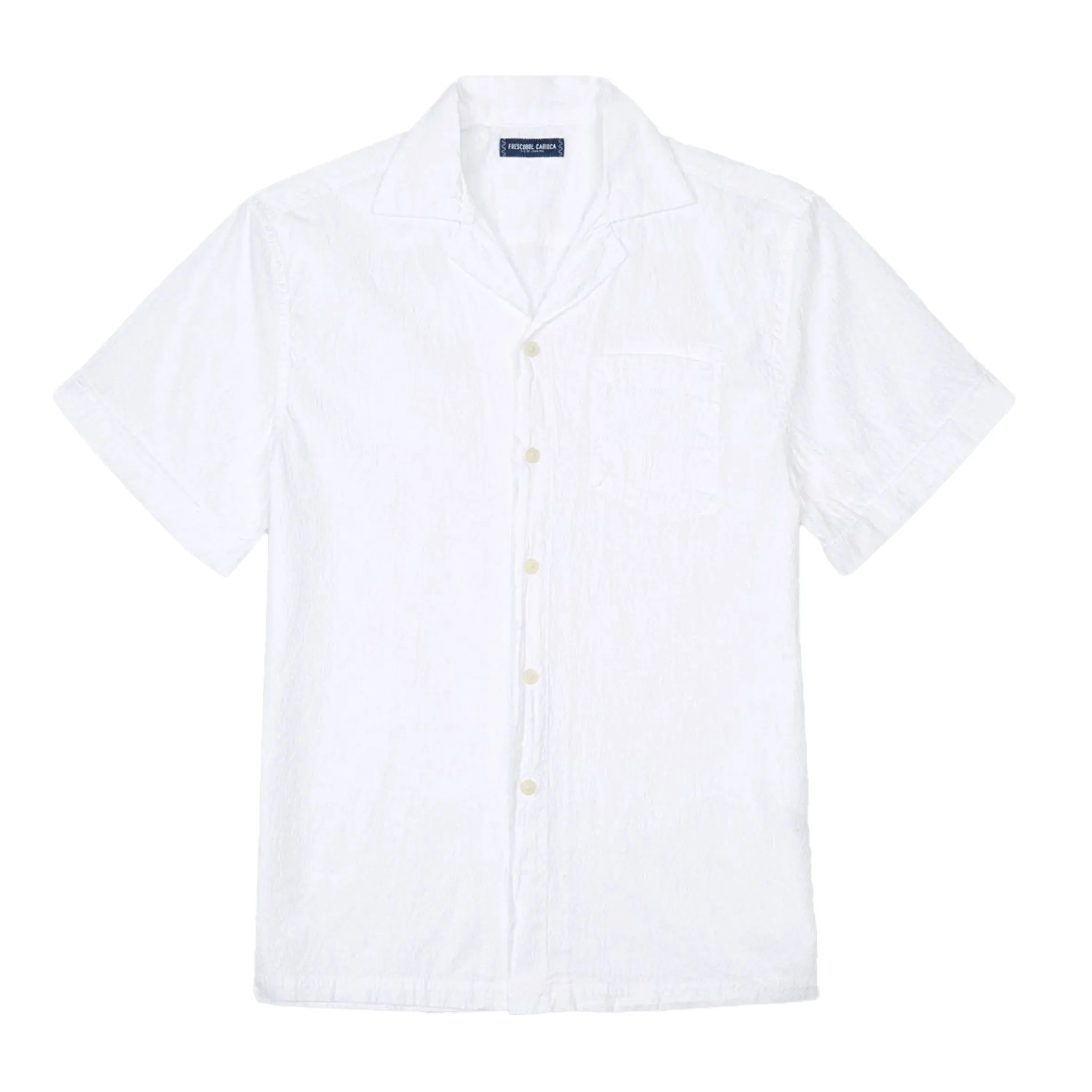 Mens White Short Sleeve Shirt sold by Sand Dollar