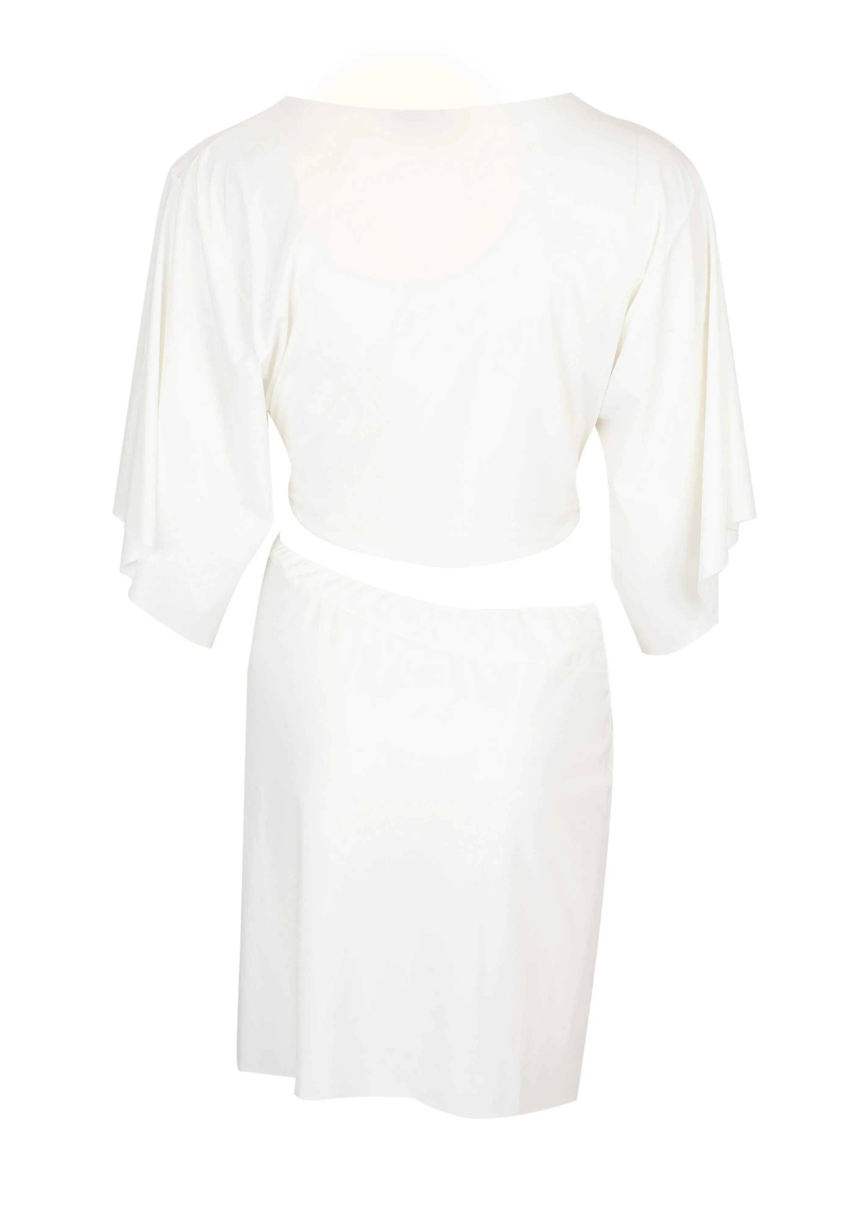 Solid Zaila Detail Short Cover Up White sold by Sand Dollar product image thumbnail 3