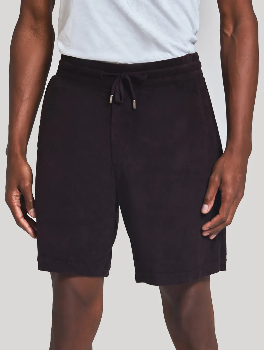 Mens Drawstring Shorts in Dark Oak sold by Sand Dollar product image thumbnail 2