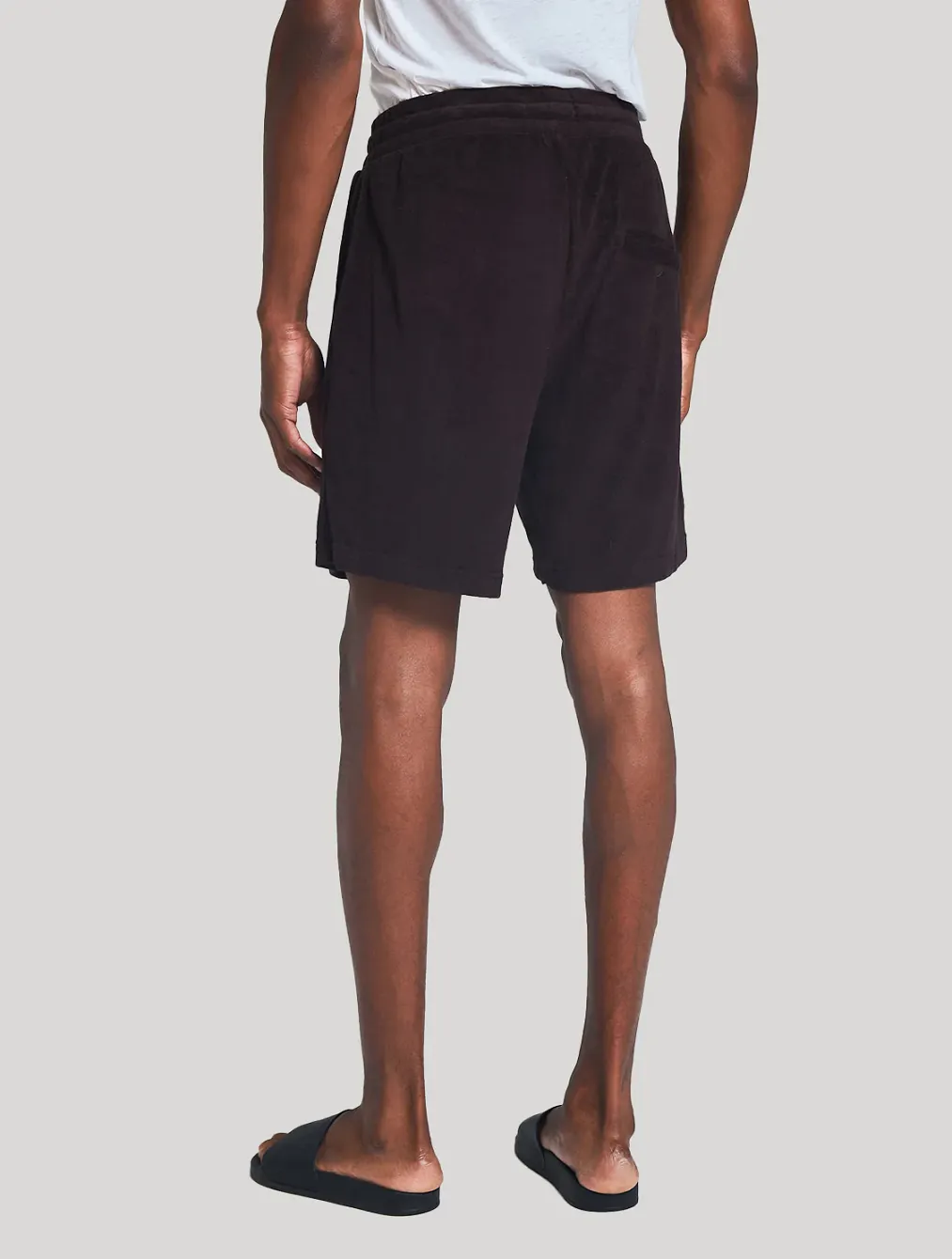 Mens Drawstring Shorts in Dark Oak sold by Sand Dollar product image thumbnail 3