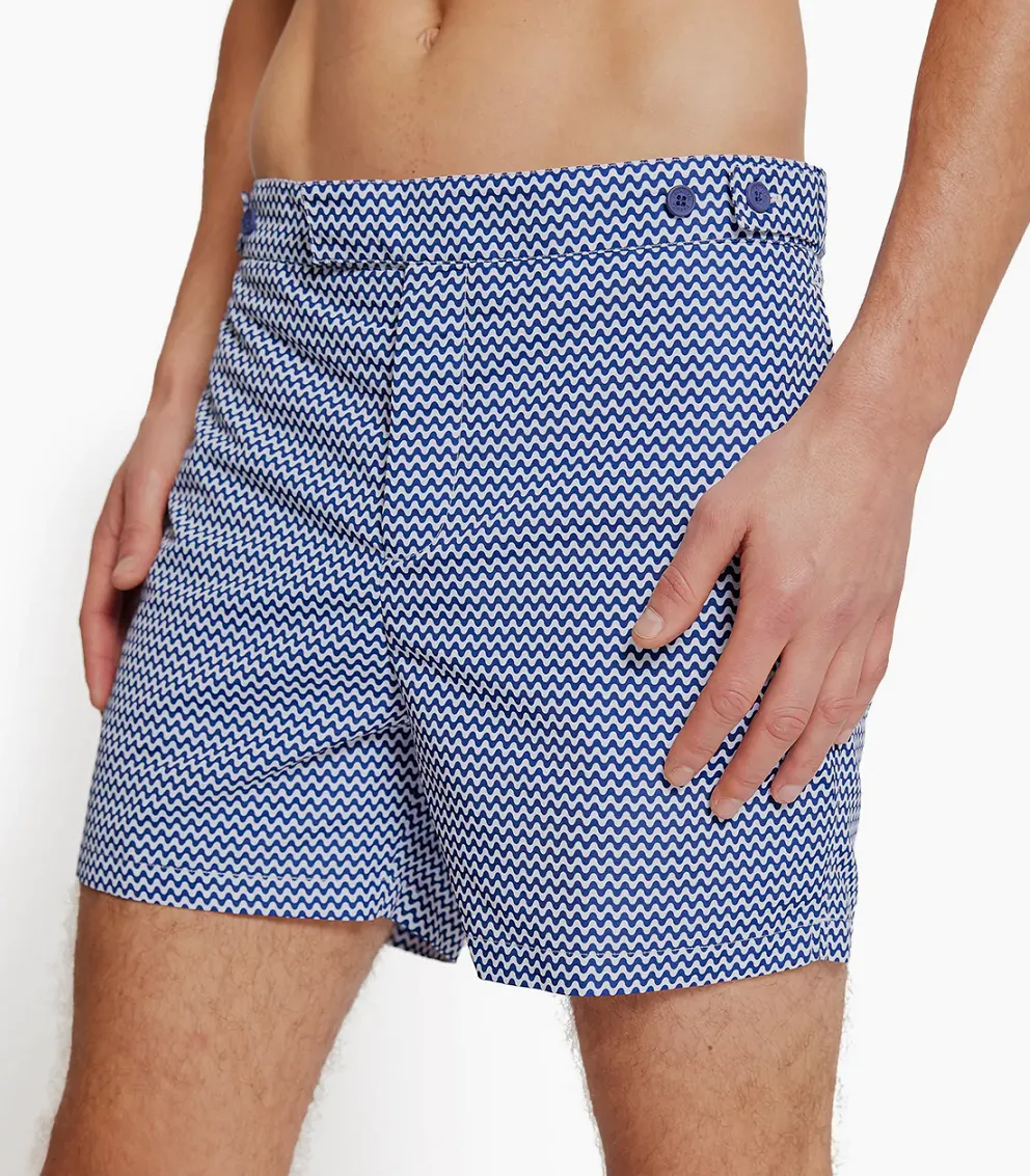 Tailored Swim Shorts in Copacabana Print sold by Sand Dollar product image thumbnail 2