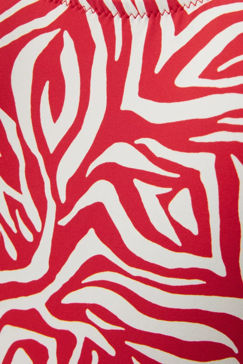 Cheeky One Piece Swimsuit in Red Zebra Print sold by Sand Dollar product image thumbnail 4