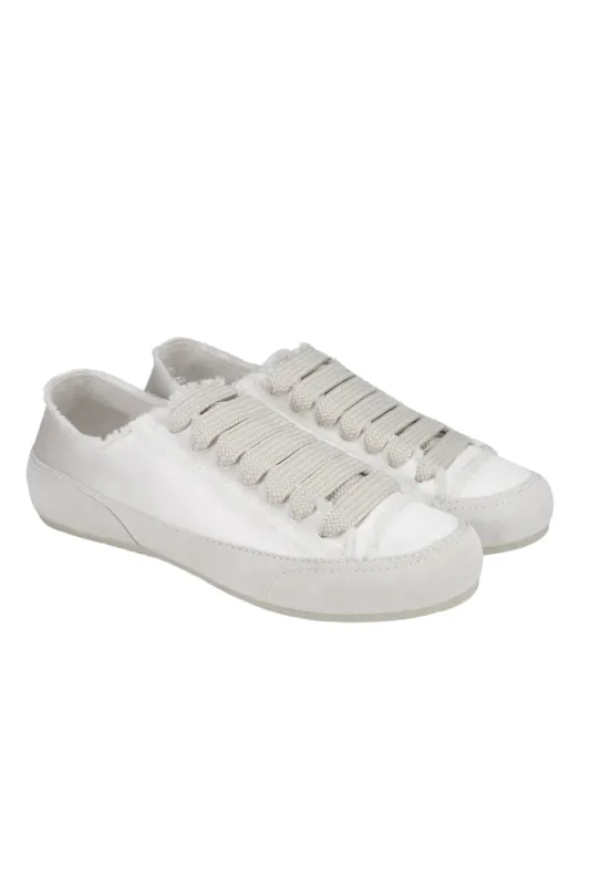 Parson Laced Sneakers Meringue Satin made by Pedro Garcia