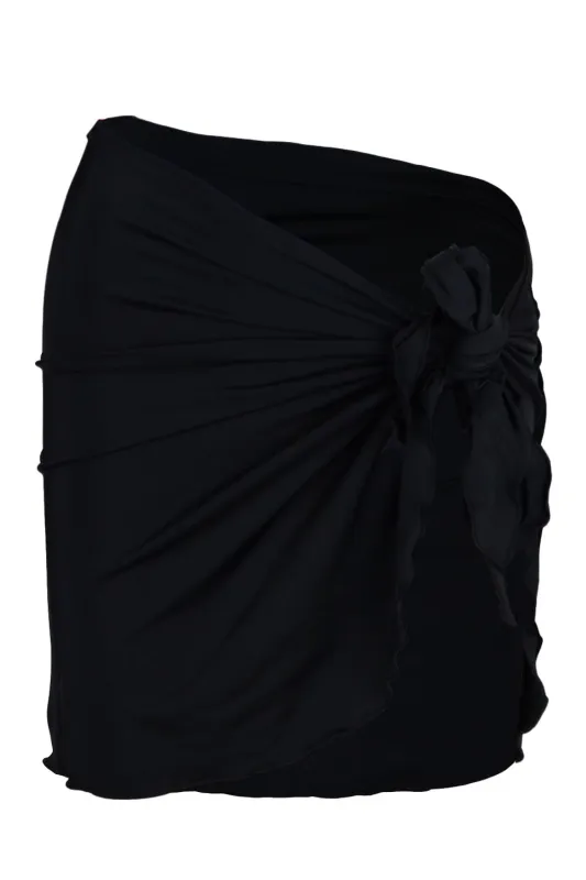 Marina Sarong Black sold by Sand Dollar