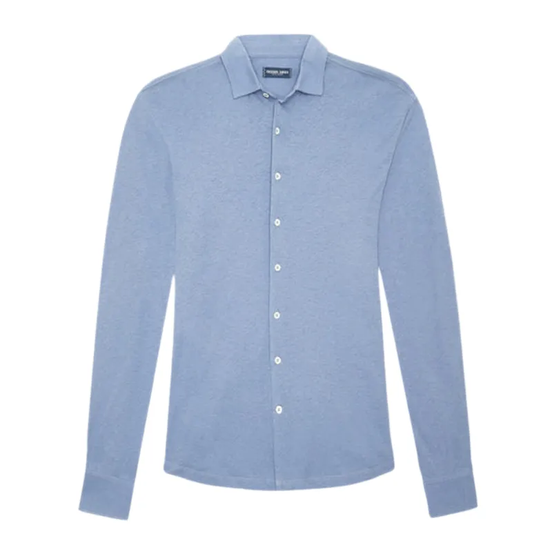 Long Sleeve T Shirt with Collar made by Sand Dollar