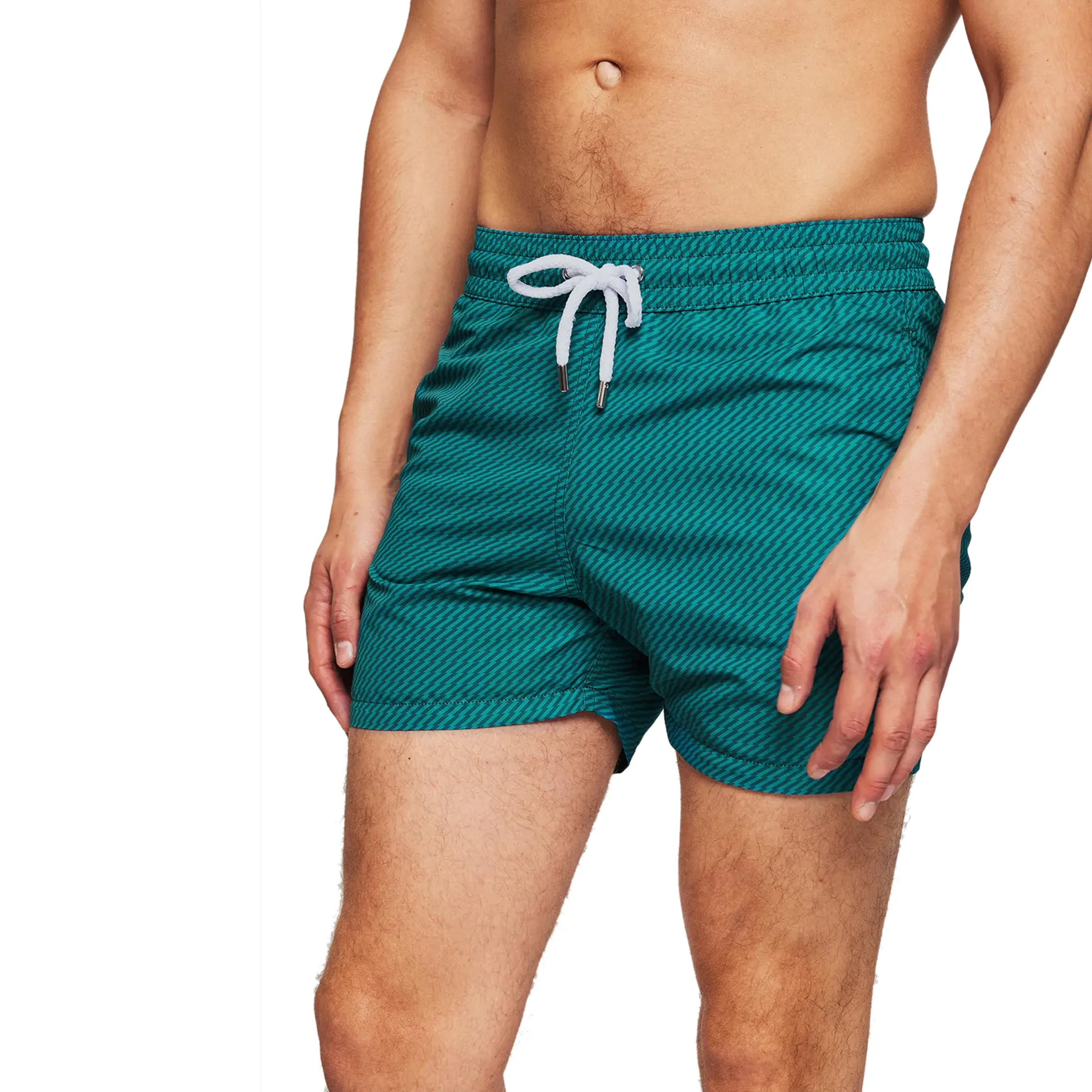 Sport Swim Short Underwater Pepe Print Green Lagoon sold by Sand Dollar product image thumbnail 2