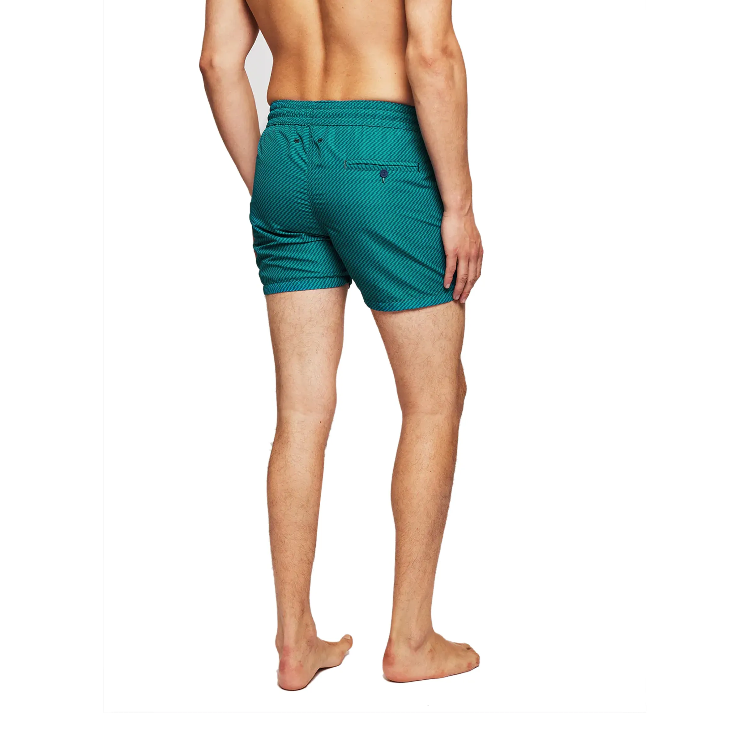 Sport Swim Short Underwater Pepe Print Green Lagoon sold by Sand Dollar product image thumbnail 3