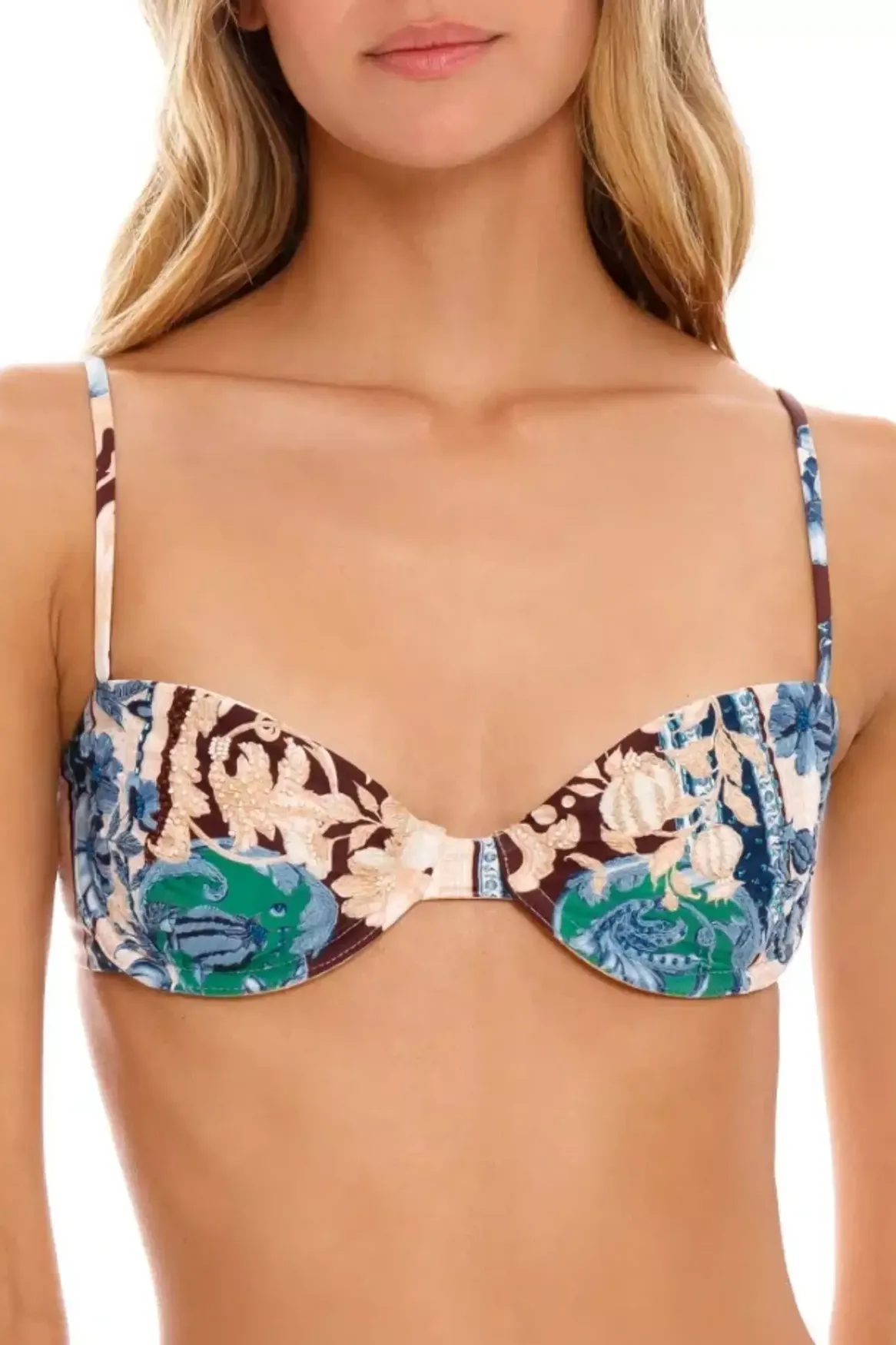 Irene Embroidered Cardumen Bikini Top sold by Sand Dollar product image thumbnail 2