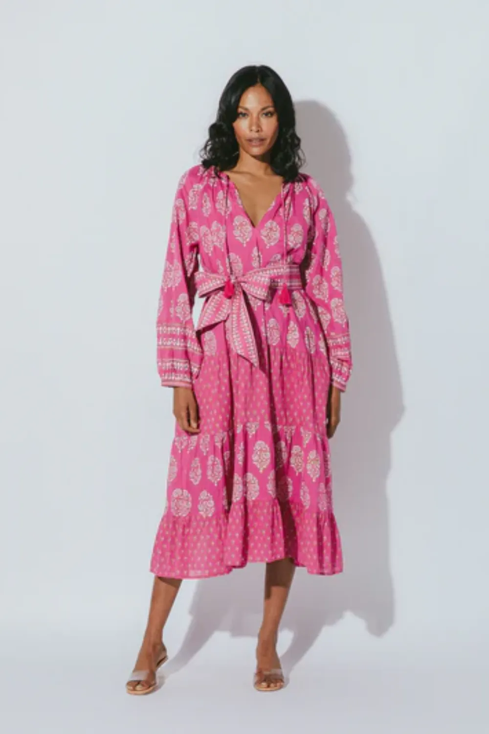 Fiji Midi Dress Mix Block Print sold by Sand Dollar product image thumbnail 2