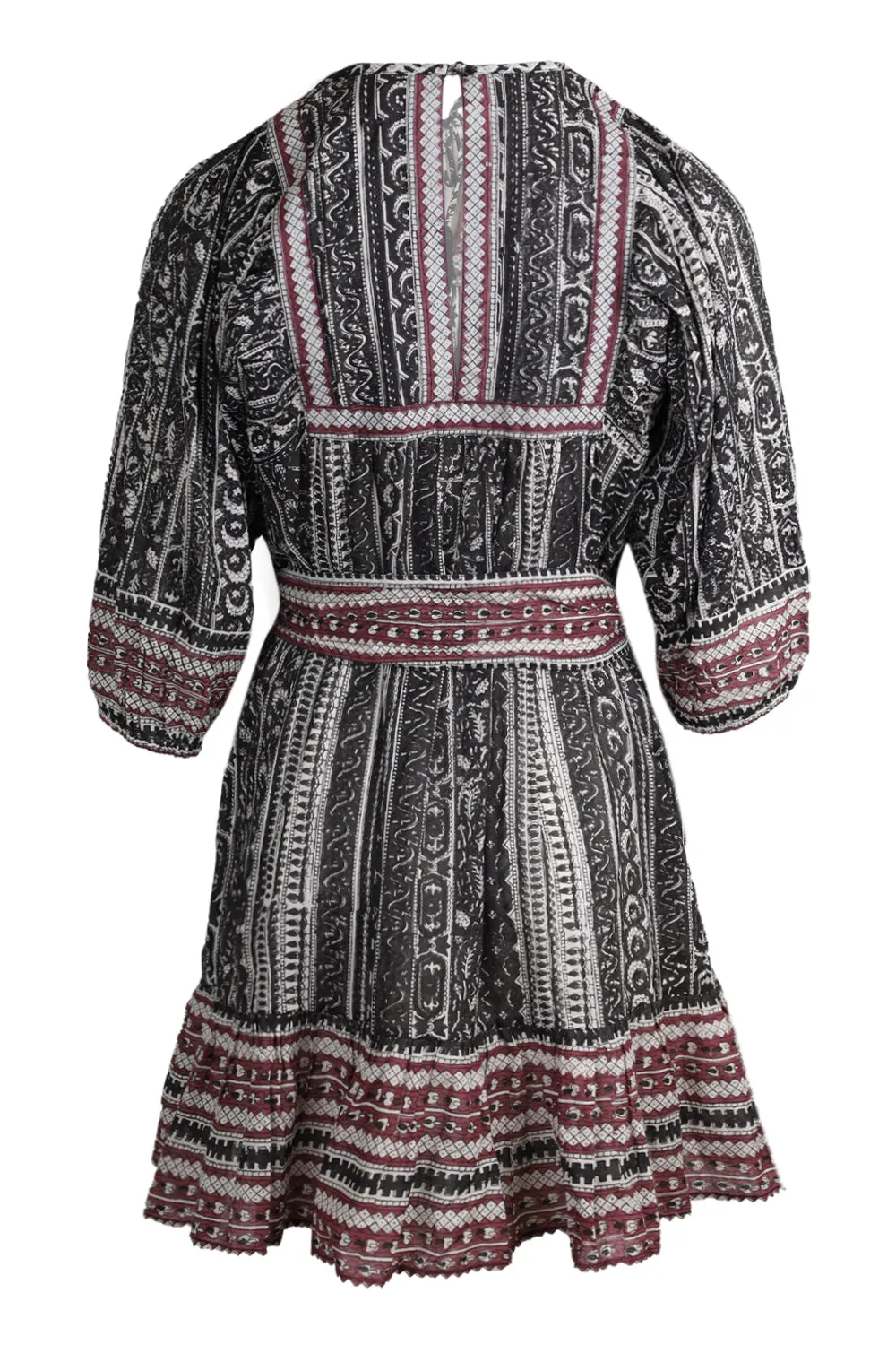 Magdalena Mini Dress Stripe Block Print sold by Sand Dollar product image thumbnail 3