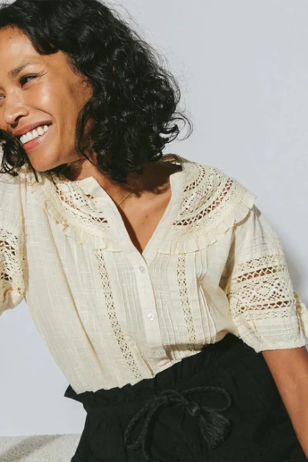 Mabel Blouse Cream sold by Sand Dollar product image thumbnail 4