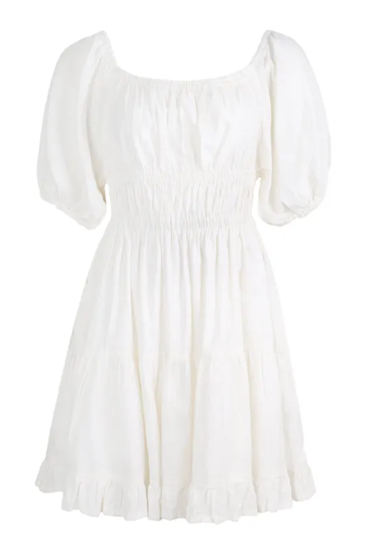 Olive Mini Dress Ivory sold by Sand Dollar