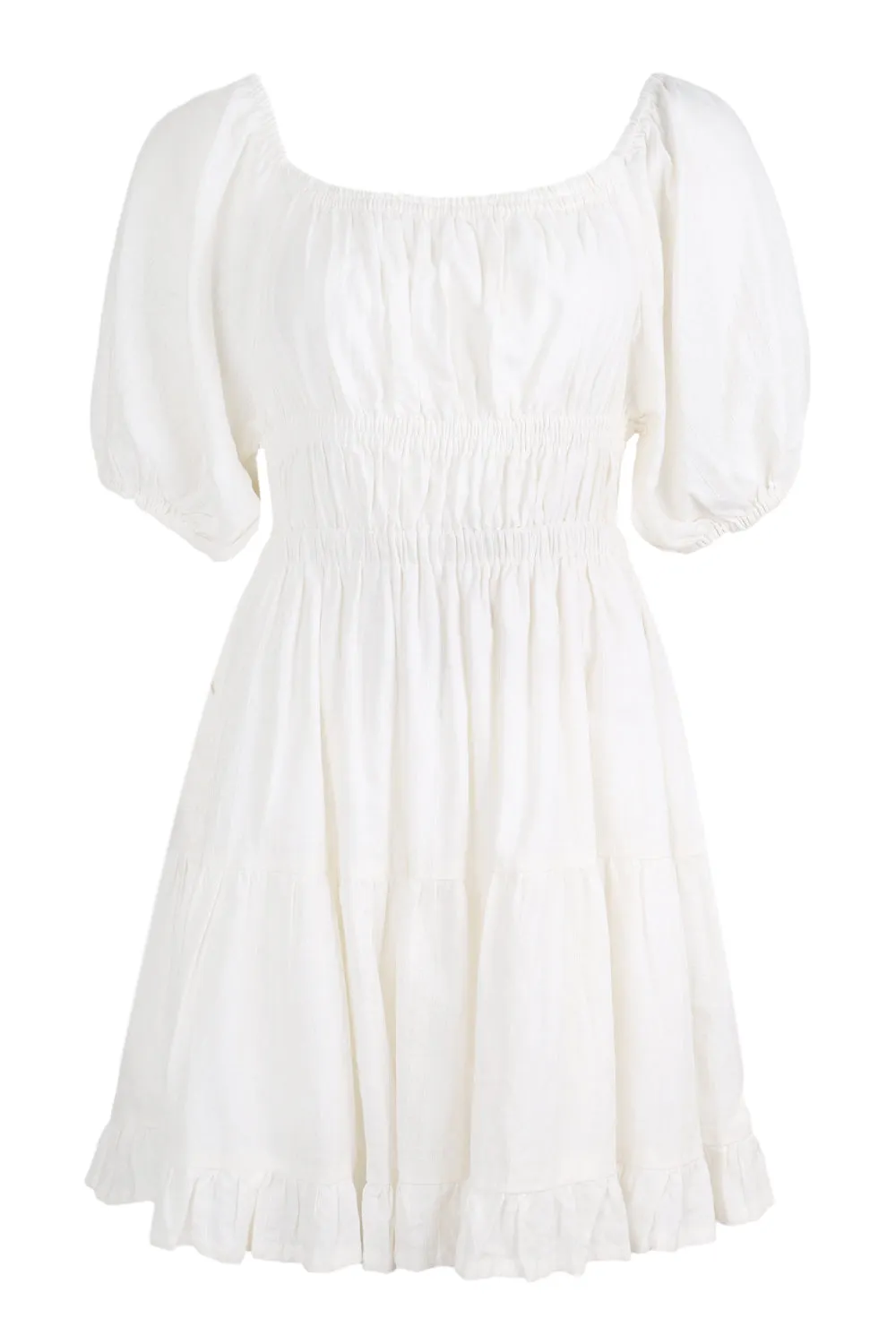 Olive Mini Dress Ivory sold by Sand Dollar