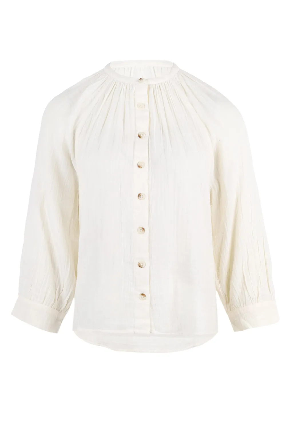 June Blouse Ivory sold by Sand Dollar