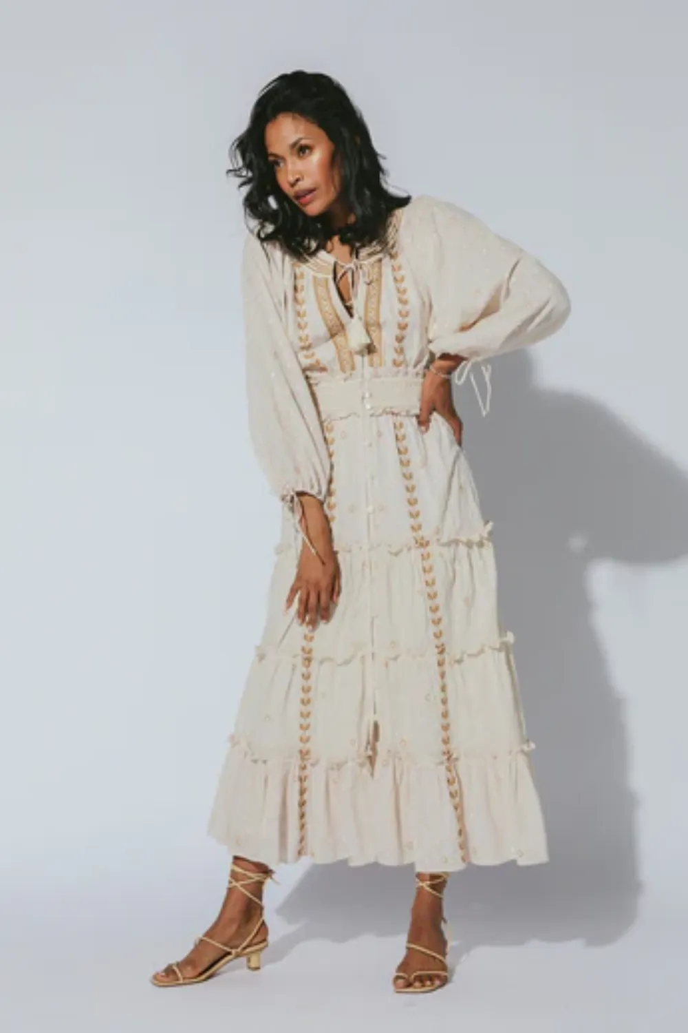 Naya Ankle Dress Ivory sold by Sand Dollar product image thumbnail 2