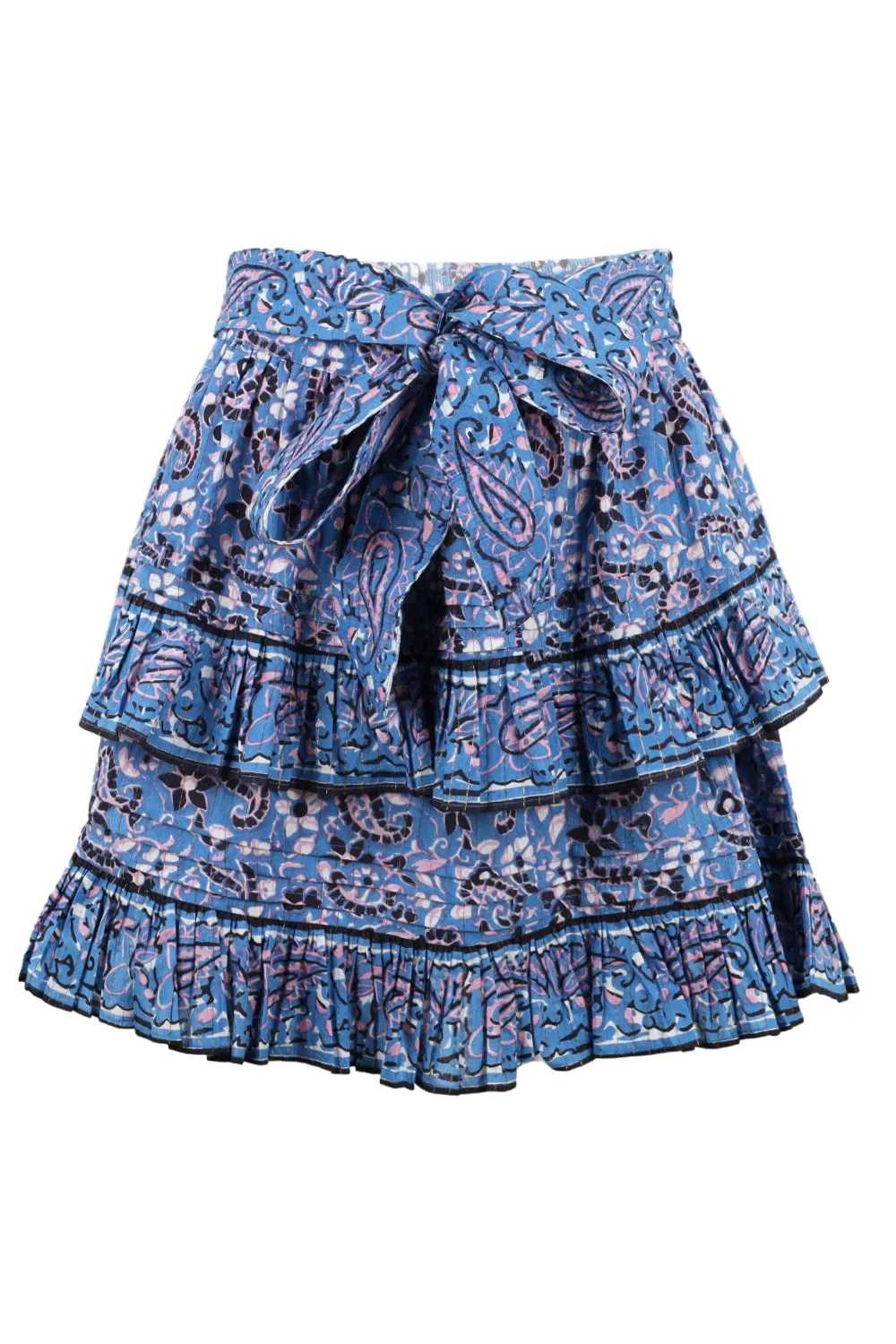 Sadie Mini Skirt Paisley Print sold by Sand Dollar