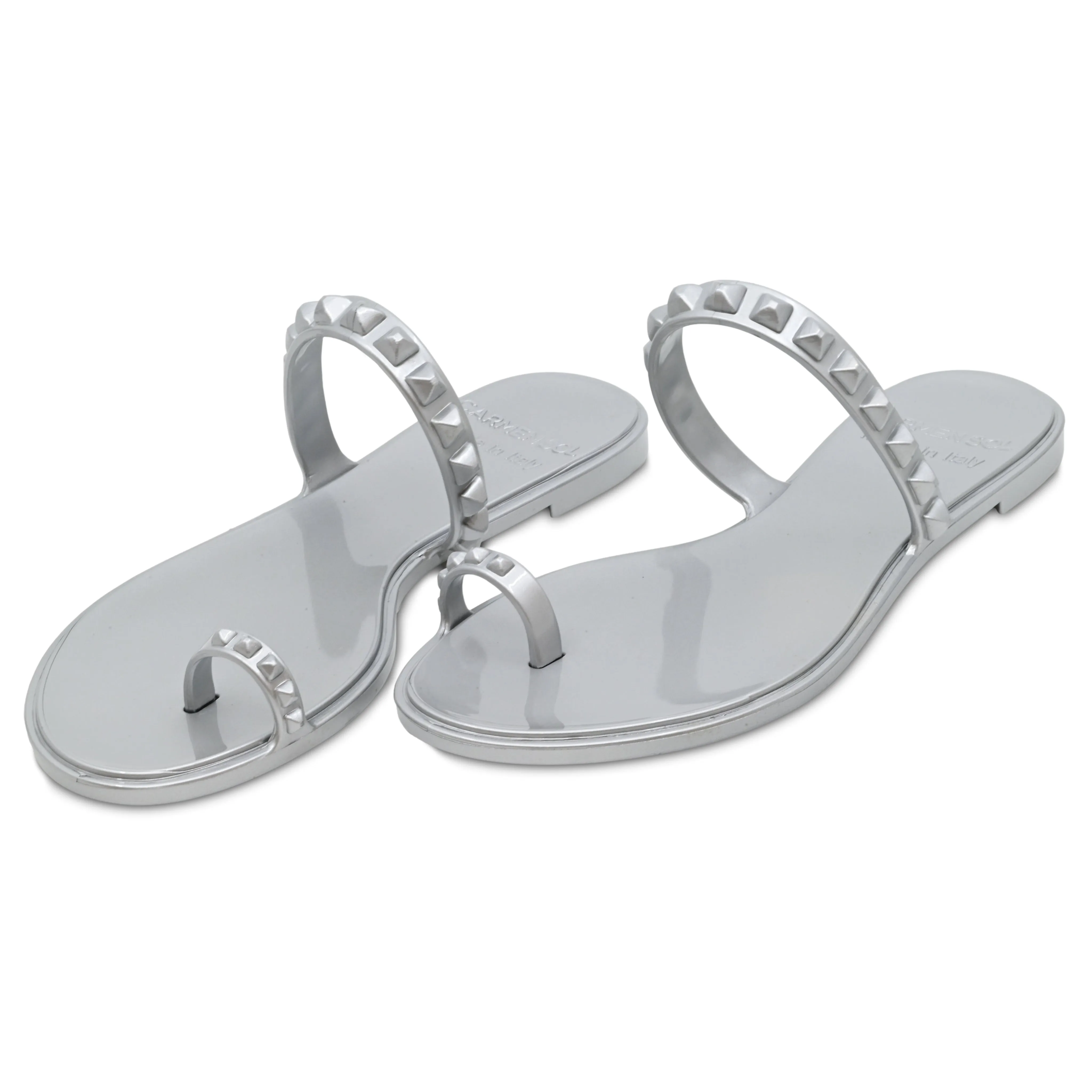 Maria Flat Sandal Silver- Metallic Jelly sold by Sand Dollar product image thumbnail 2