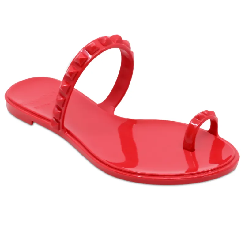 Maria Flat Sandal Red sold by Sand Dollar