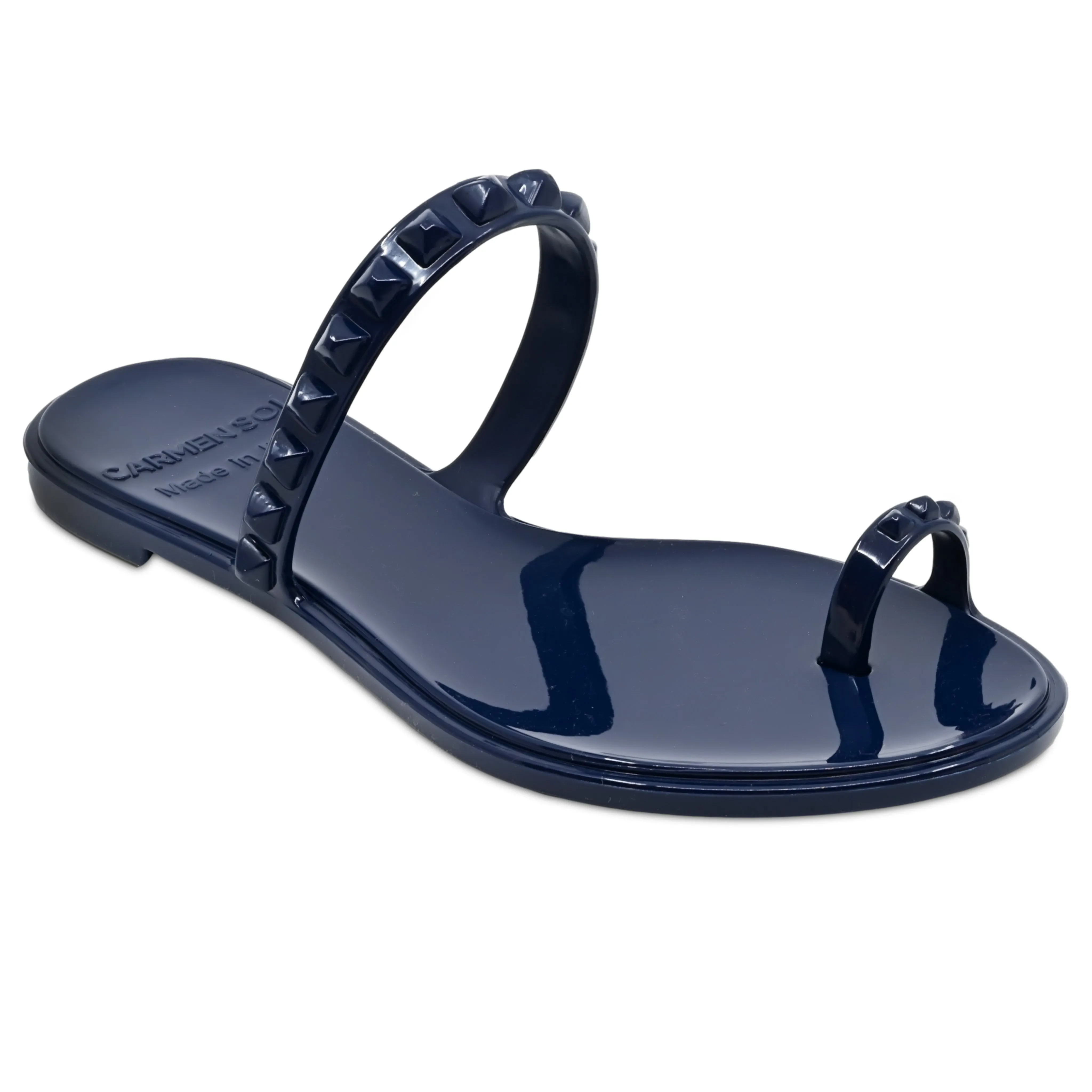 Maria Flat Sandal Navy Blue sold by Sand Dollar
