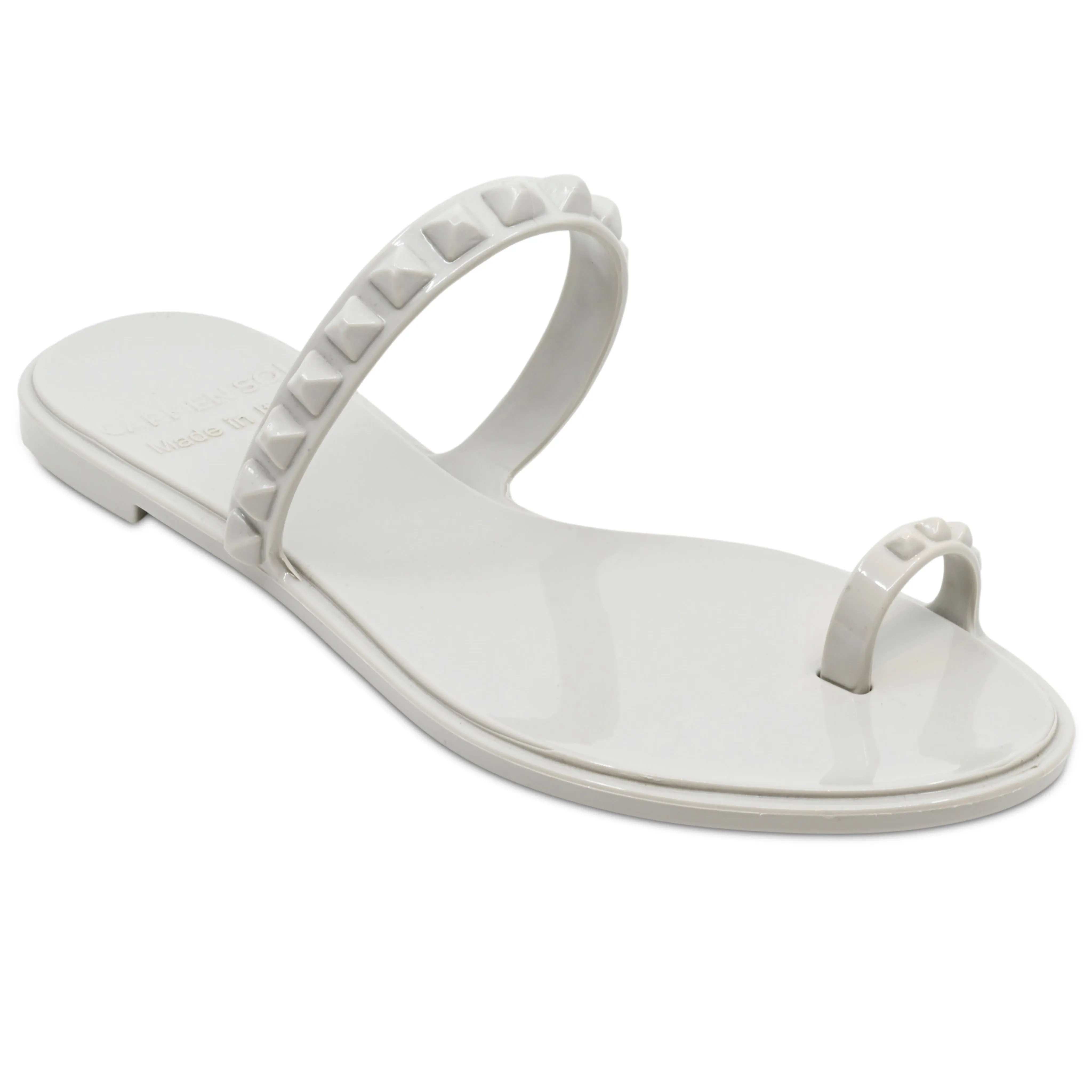Maria Flat Sandal Light Grey sold by Sand Dollar
