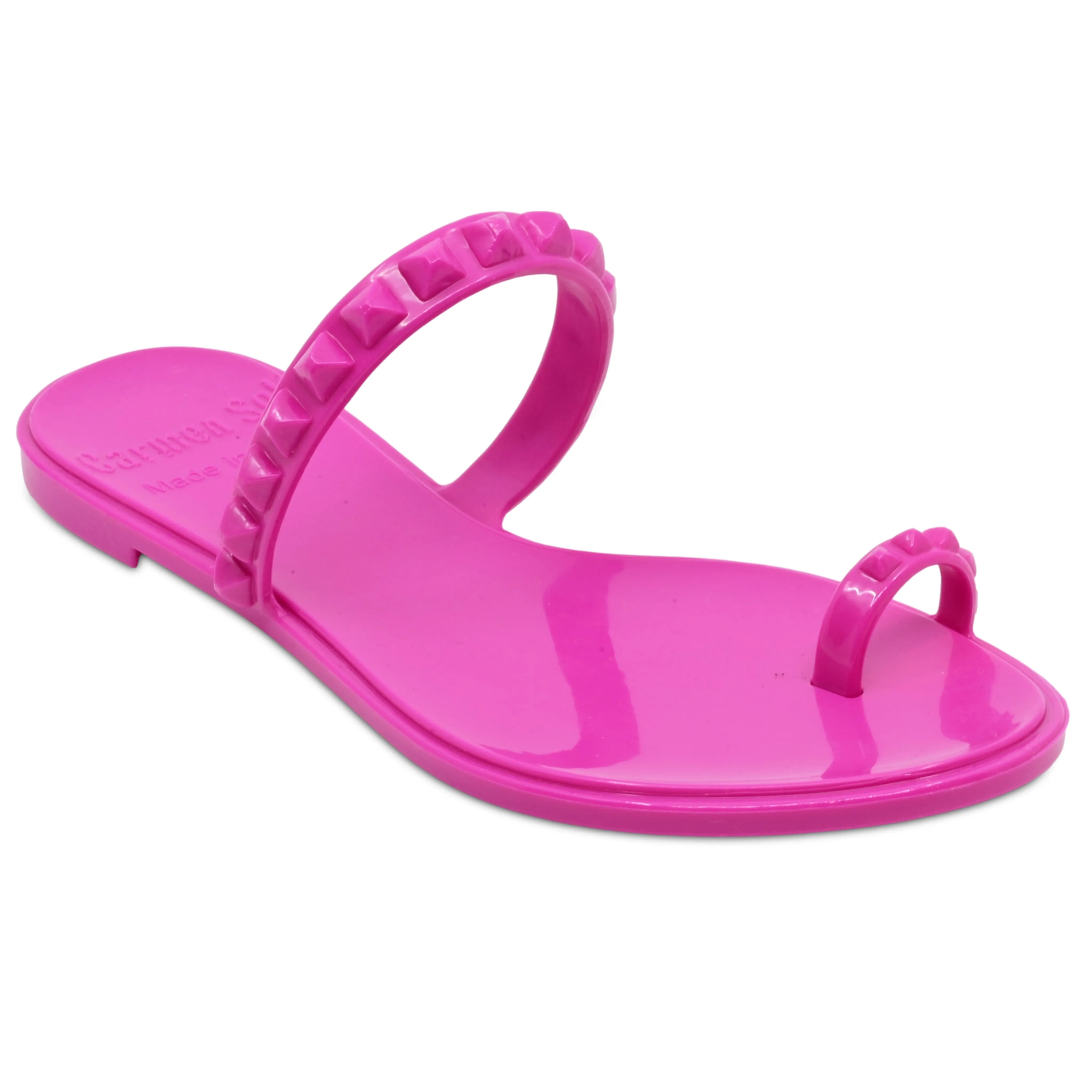 Maria Flat Sandal Fucshia sold by Sand Dollar
