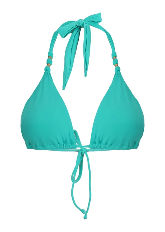 Solid Paula Bikini Top Light Green made by Vix