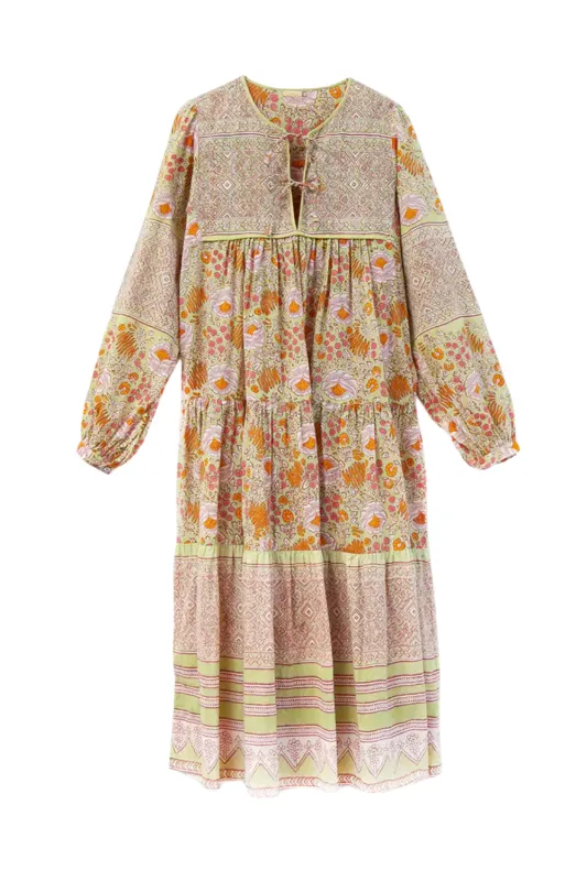 Yamini Booj Midi Dress, Verde sold by Sand Dollar