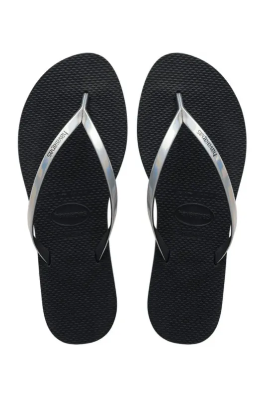 Havaianas You Metallic New Graphite sold by Sand Dollar