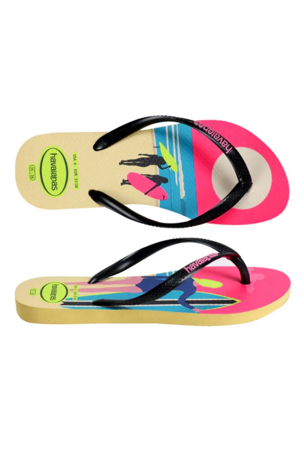 Havaianas Slim Style Mix Lemon Yellow sold by Sand Dollar product image thumbnail 2