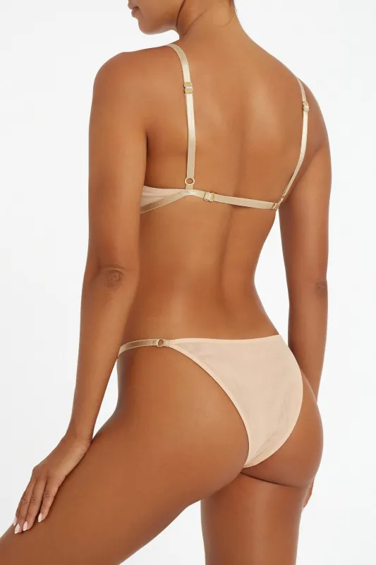 Kiari Brief Nude Mesh sold by Sand Dollar