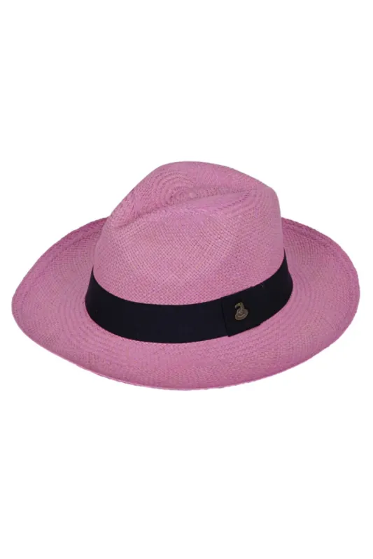 Panama Hat Classic Lilac / Black sold by Sand Dollar