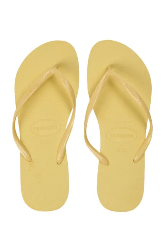 Havaianas Slim Lemon Yellow sold by Sand Dollar