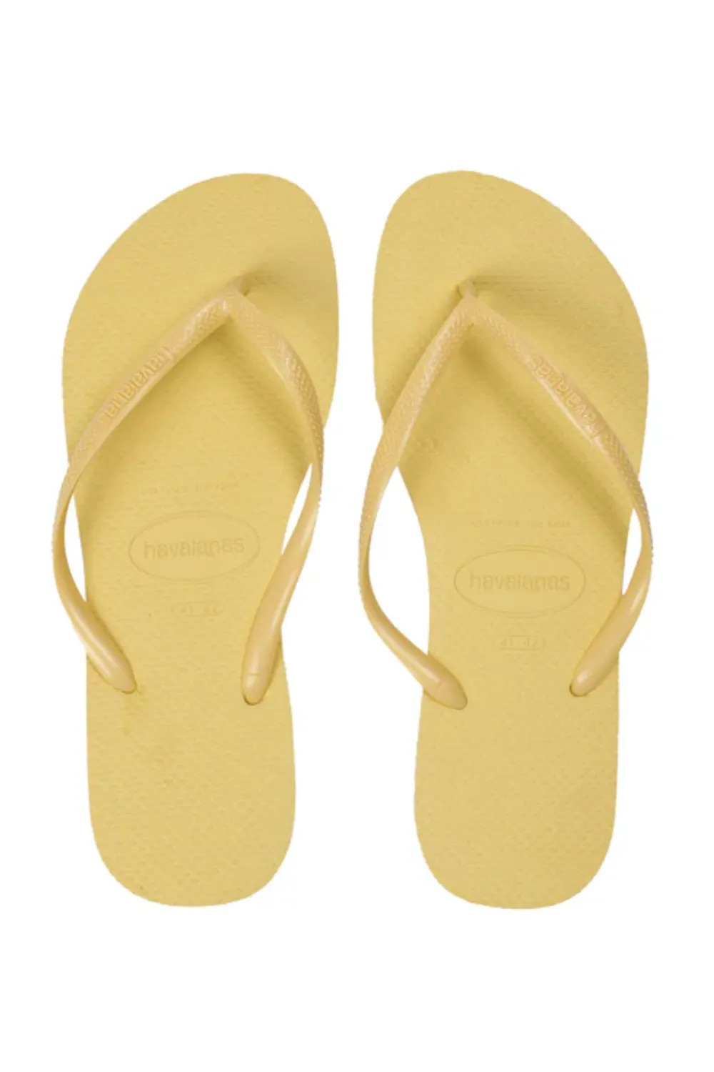 Havaianas Slim Lemon Yellow sold by Sand Dollar
