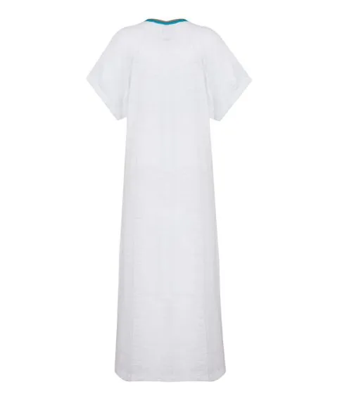 White Full Length Beach Cover Up - Inca Abaya White sold by Sand Dollar product image thumbnail 3