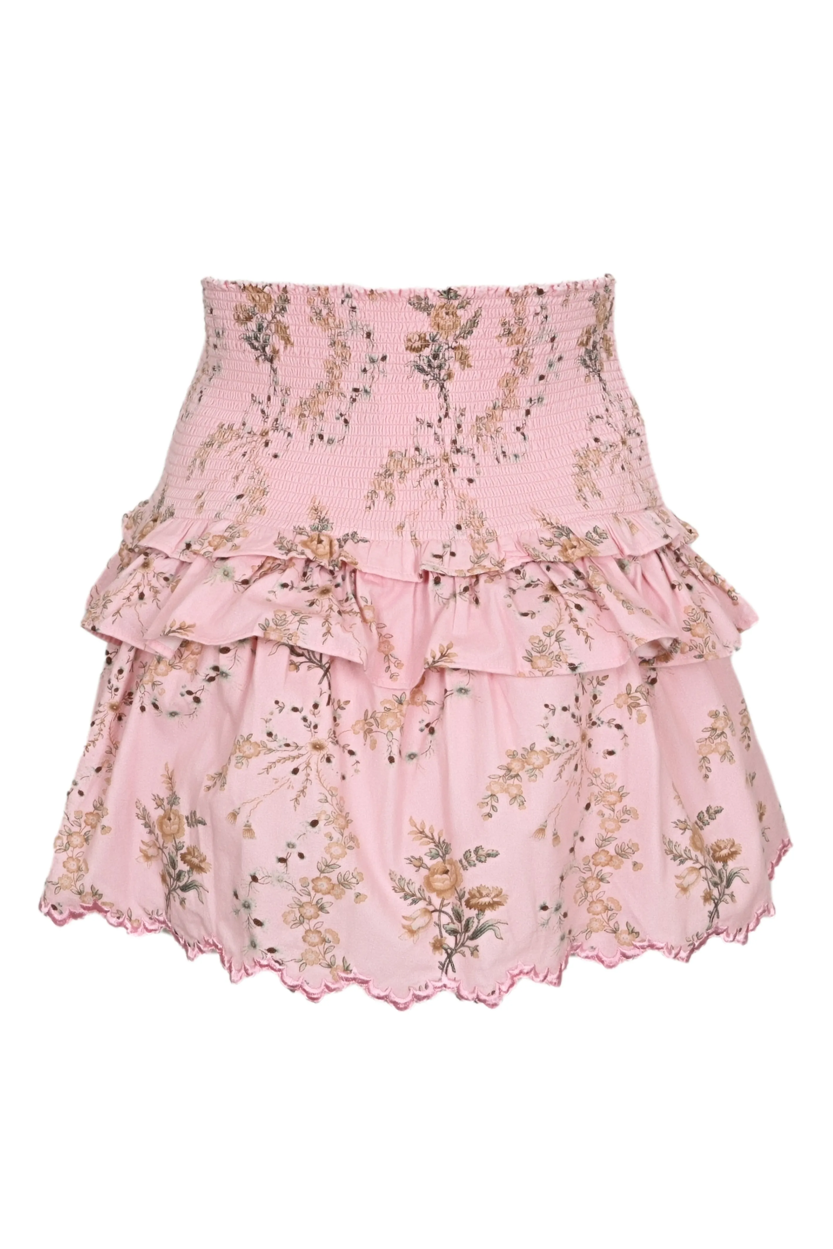 Layered Ruffle Mini Skirt in Pink sold by Sand Dollar product image thumbnail 3