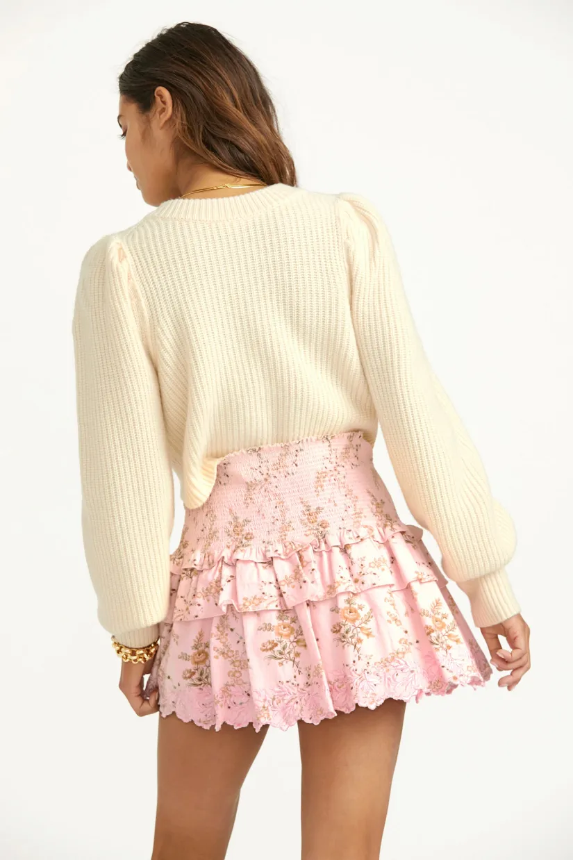 Layered Ruffle Mini Skirt in Pink sold by Sand Dollar product image thumbnail 4