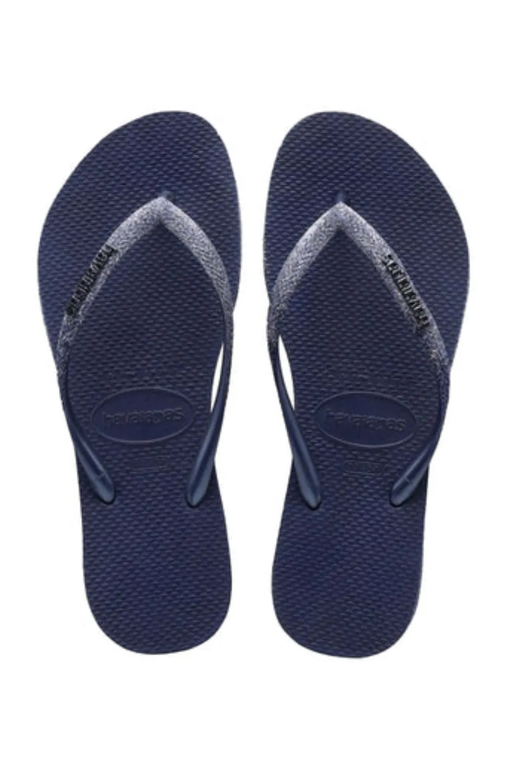 Havaianas Slim Sparkle Navy Blue sold by Sand Dollar