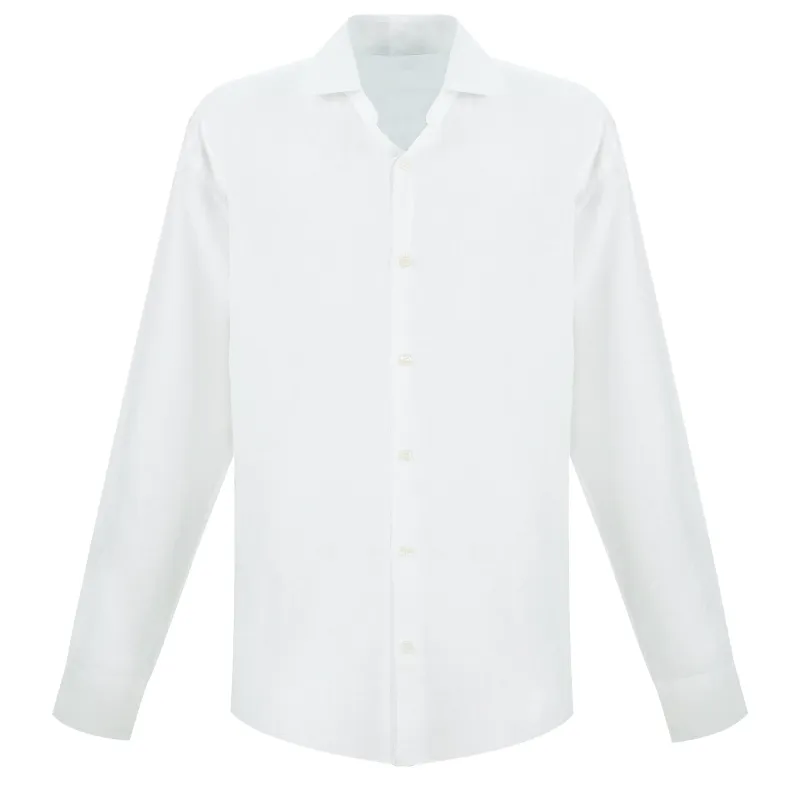 White Linen Long Sleeve Shirt sold by Sand Dollar