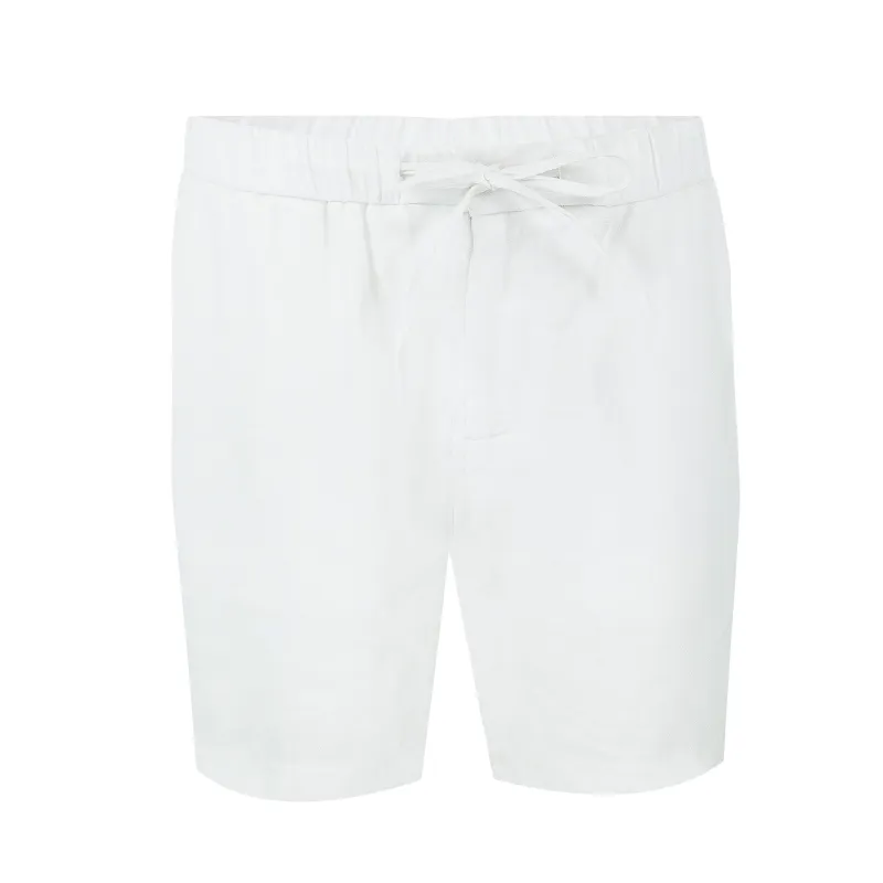White Linen Shorts for Men sold by Sand Dollar