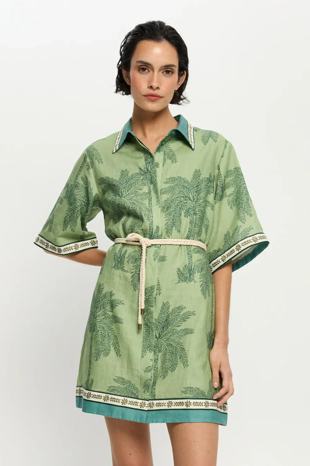 Alani Mini Shirt Dress sold by Sand Dollar