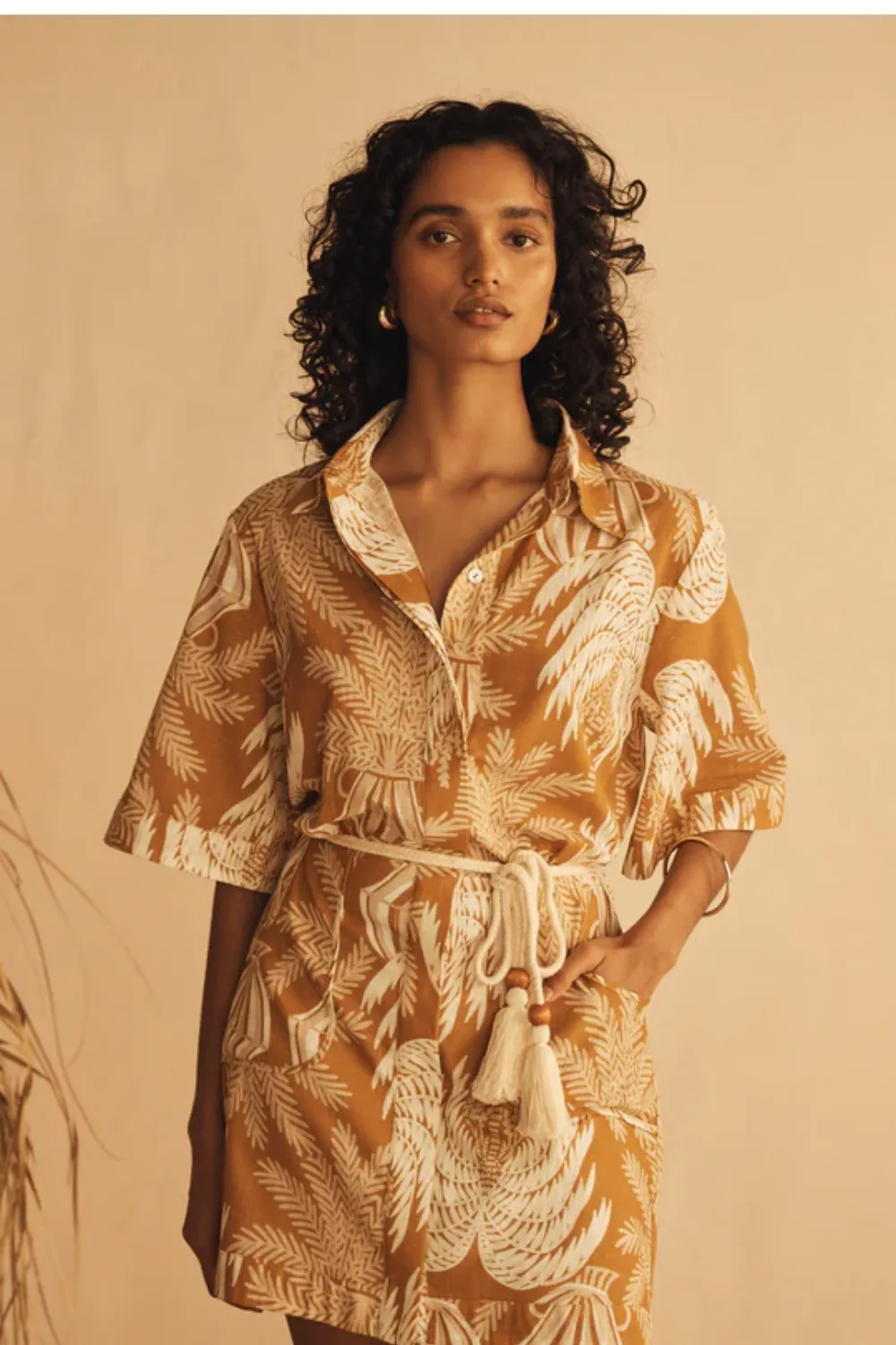 Dalla Palma Mini Shirt Dress sold by Sand Dollar product image thumbnail 3
