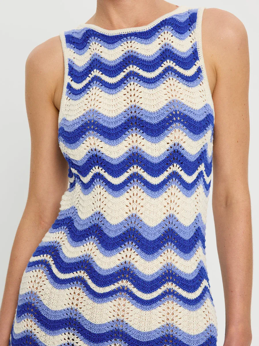 Leighton Maxi Dress Blue Wave sold by Sand Dollar product image thumbnail 4