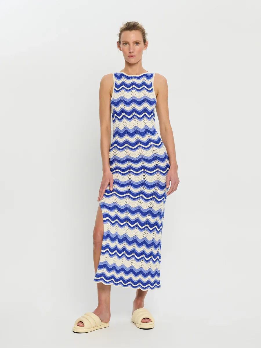 Leighton Maxi Dress Blue Wave sold by Sand Dollar product image thumbnail 5