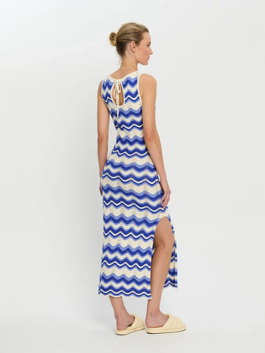 Leighton Maxi Dress Blue Wave sold by Sand Dollar product image thumbnail 3