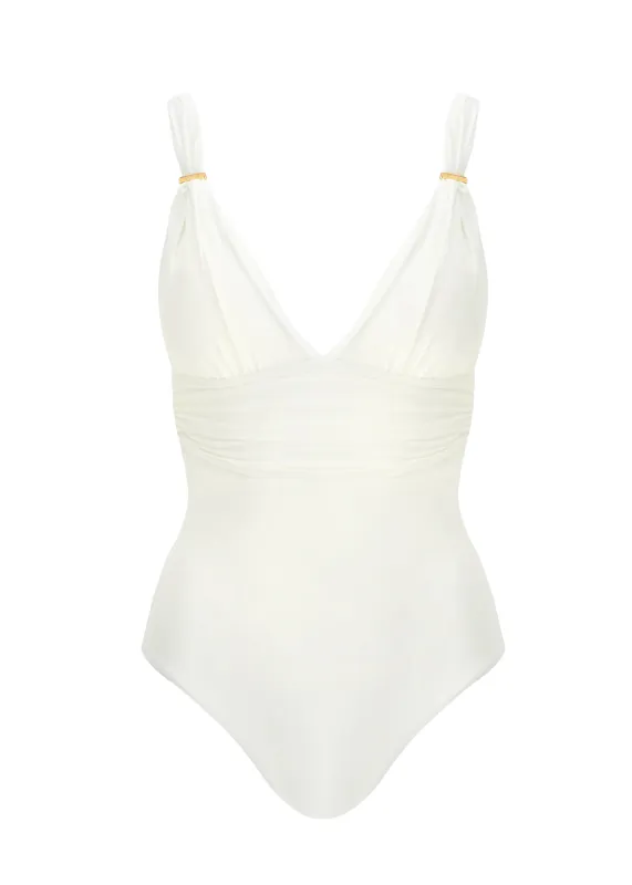 Panarea One Piece Ivory sold by Sand Dollar