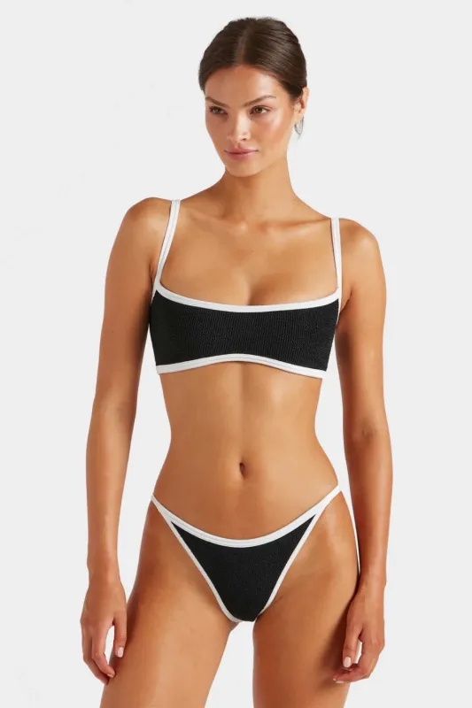 Tyler Bikini Black/White sold by Sand Dollar