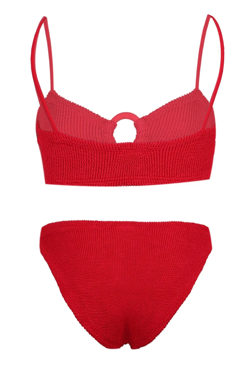 Misty Bikini With Fabric Tonal Hoops Red sold by Sand Dollar product image thumbnail 5