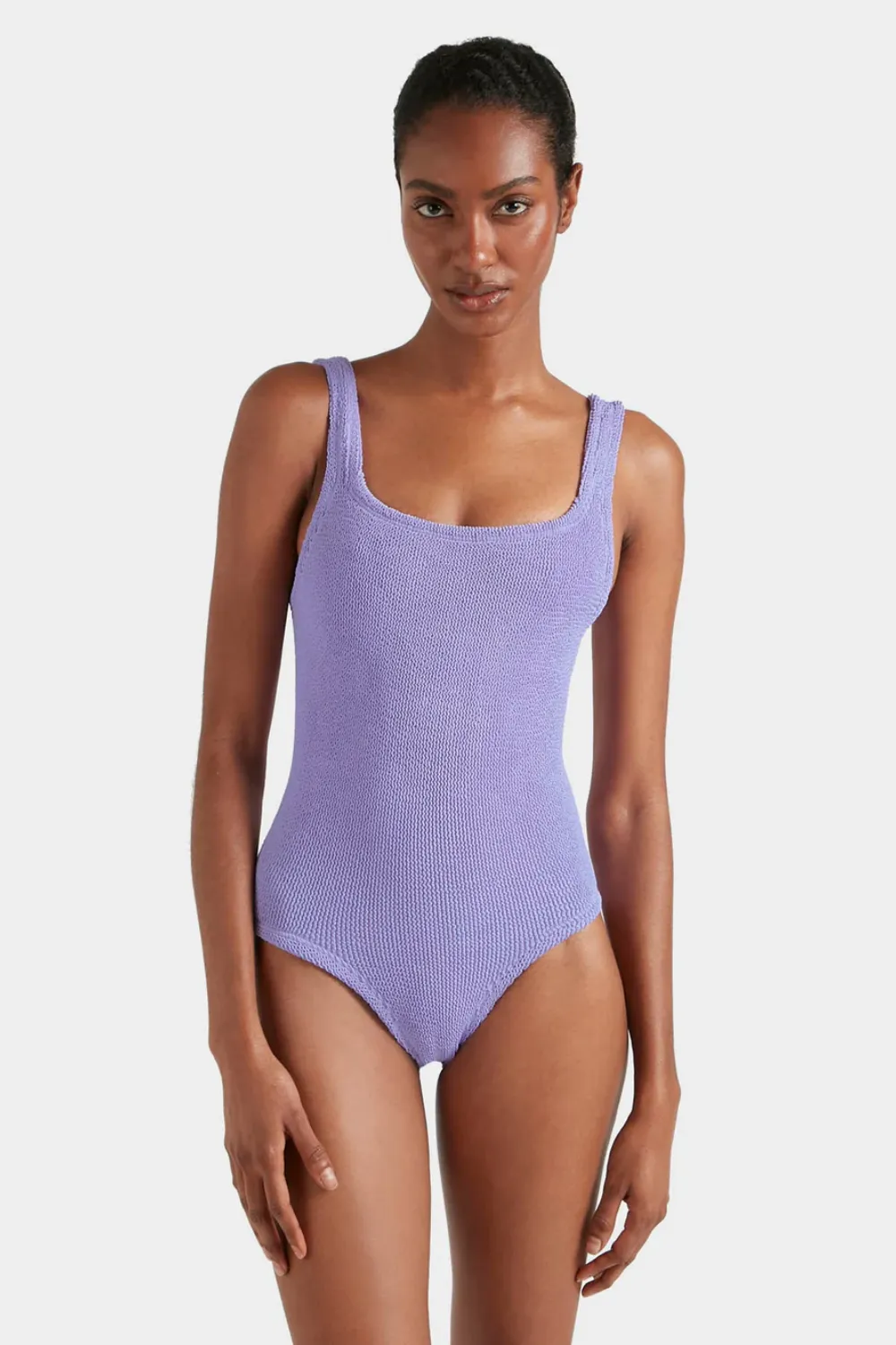 Coverage Square Neck Swim Lilac sold by Sand Dollar